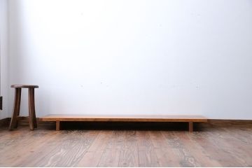 アンティーク家具　古民具・骨董　脚付き!古い木の裁ち板(2)