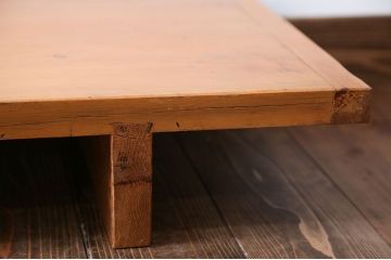 アンティーク家具　古民具・骨董　脚付き!古い木の裁ち板(2)