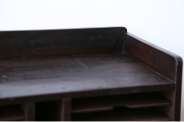 アンティーク家具　アンティーク　シックなカラーの書類棚