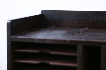 アンティーク家具　アンティーク　シックなカラーの書類棚