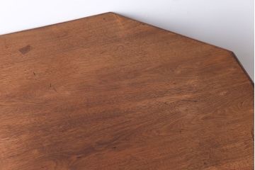 アンティーク家具　イギリスアンティーク　キャスター付きオクタゴンテーブル