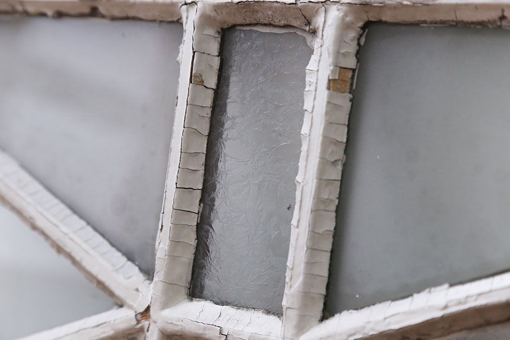 オリジナルペイント　ガラス明り取り