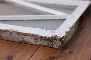 オリジナルペイント　ガラス明り取り