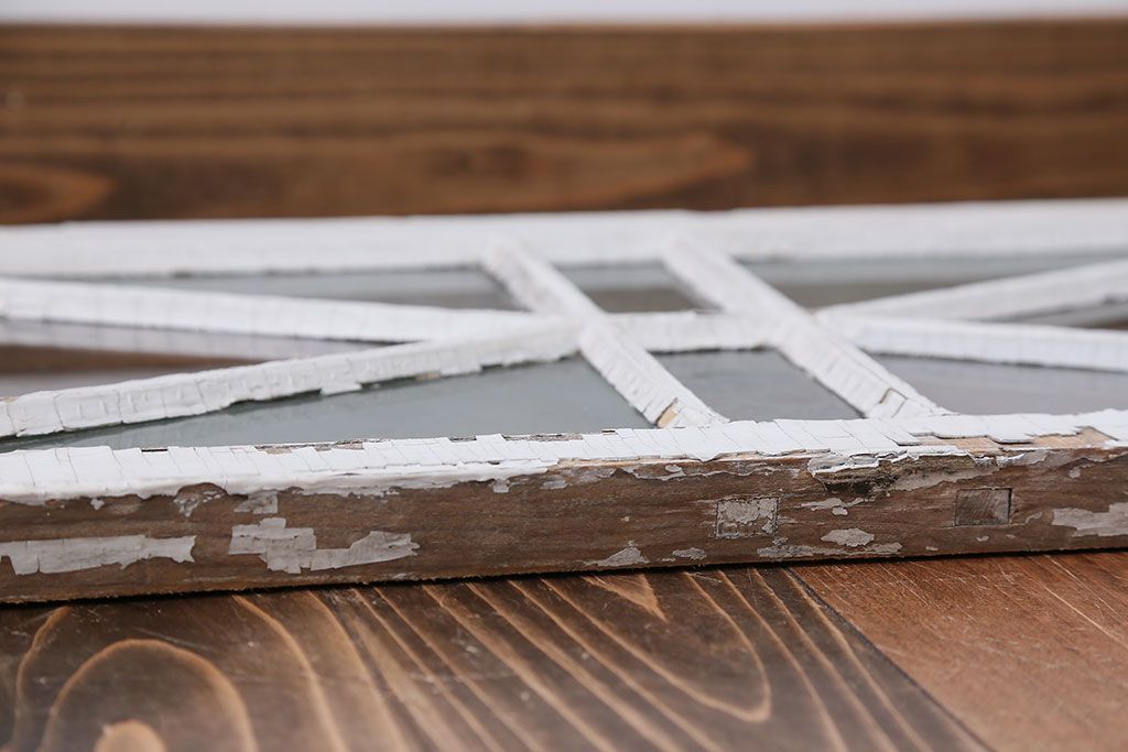 オリジナルペイント　ガラス明り取り