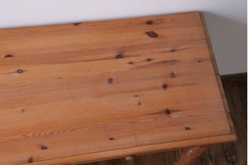 中古　イギリス製　パイン材のコンソールテーブル