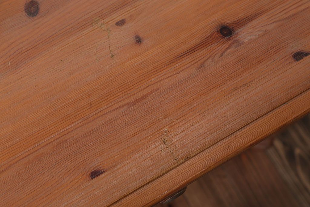 中古　イギリス製　パイン材のコンソールテーブル