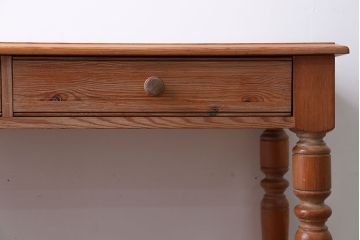 中古　イギリス製　パイン材のコンソールテーブル