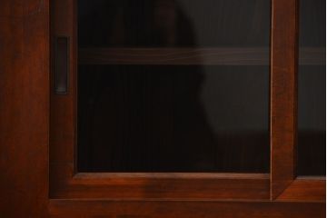 アンティーク家具　古民具・骨董　ガラス戸三尺水屋箪笥サイドボード