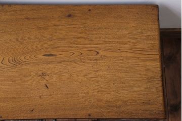 レトロ家具　昭和レトロ　牡丹の戸棚付き文机