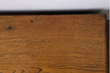 レトロ家具　昭和レトロ　牡丹の戸棚付き文机