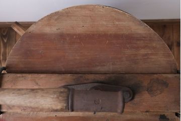 アンティーク　木製手回し洗濯機