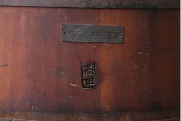 アンティーク　木製手回し洗濯機