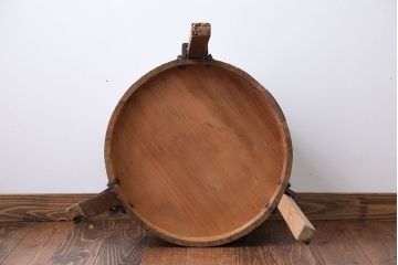 アンティーク　木製手回し洗濯機