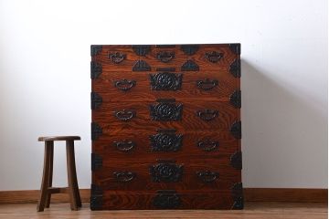 中古 伝統民芸家具 岩谷堂箪笥