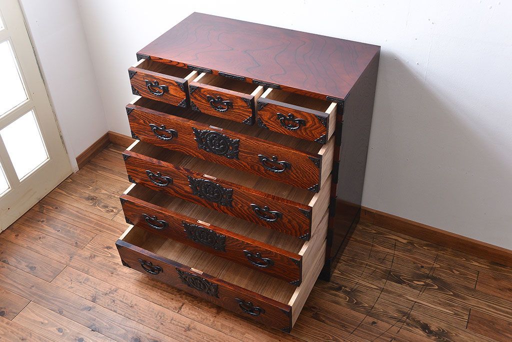 中古 伝統民芸家具 岩谷堂箪笥