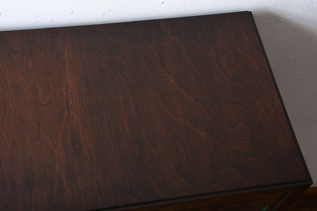 レトロ家具　昭和レトロ　引き出し2杯付き本箱