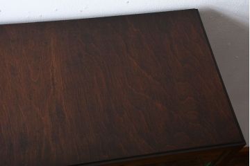 レトロ家具　昭和レトロ　引き出し2杯付き本箱