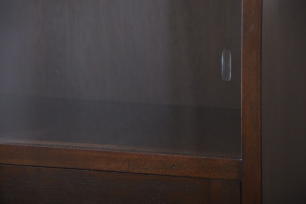 レトロ家具　昭和レトロ　引き出し2杯付き本箱