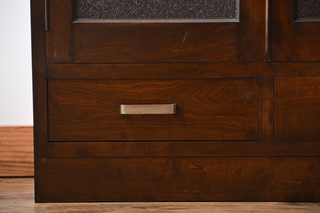 レトロ家具　昭和レトロ　引き出し2杯付き本箱