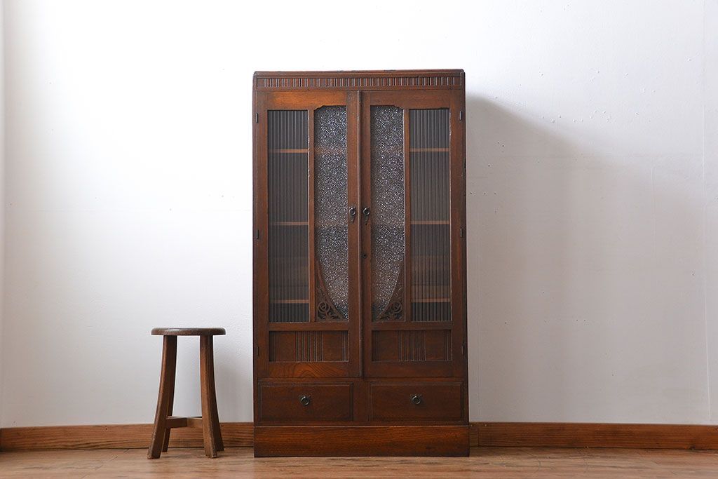 アンティーク家具　アンティーク　栓材の本箱