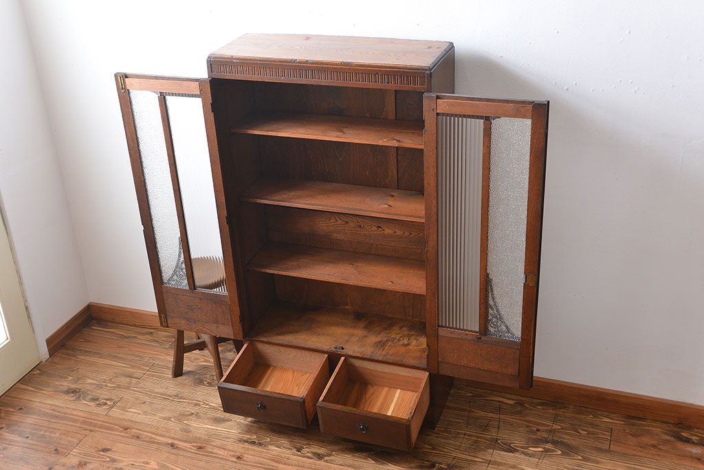 アンティーク家具　アンティーク　栓材の本箱