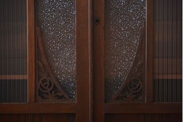 アンティーク家具　アンティーク　栓材の本箱