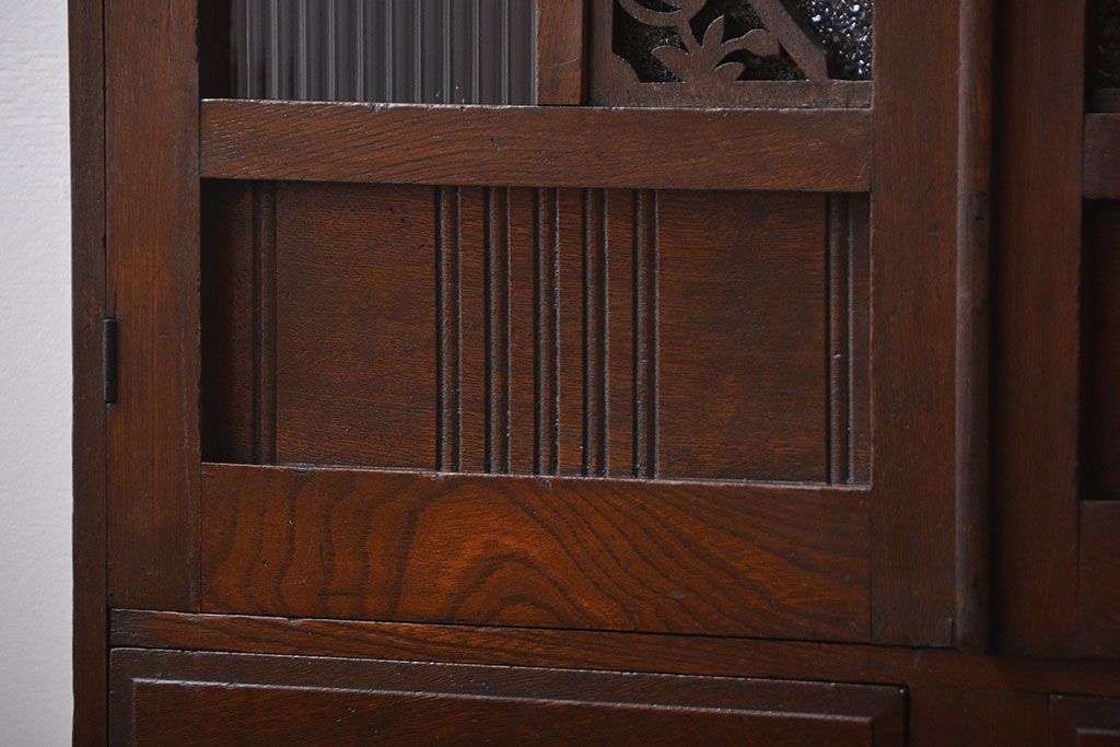 アンティーク家具　アンティーク　栓材の本箱