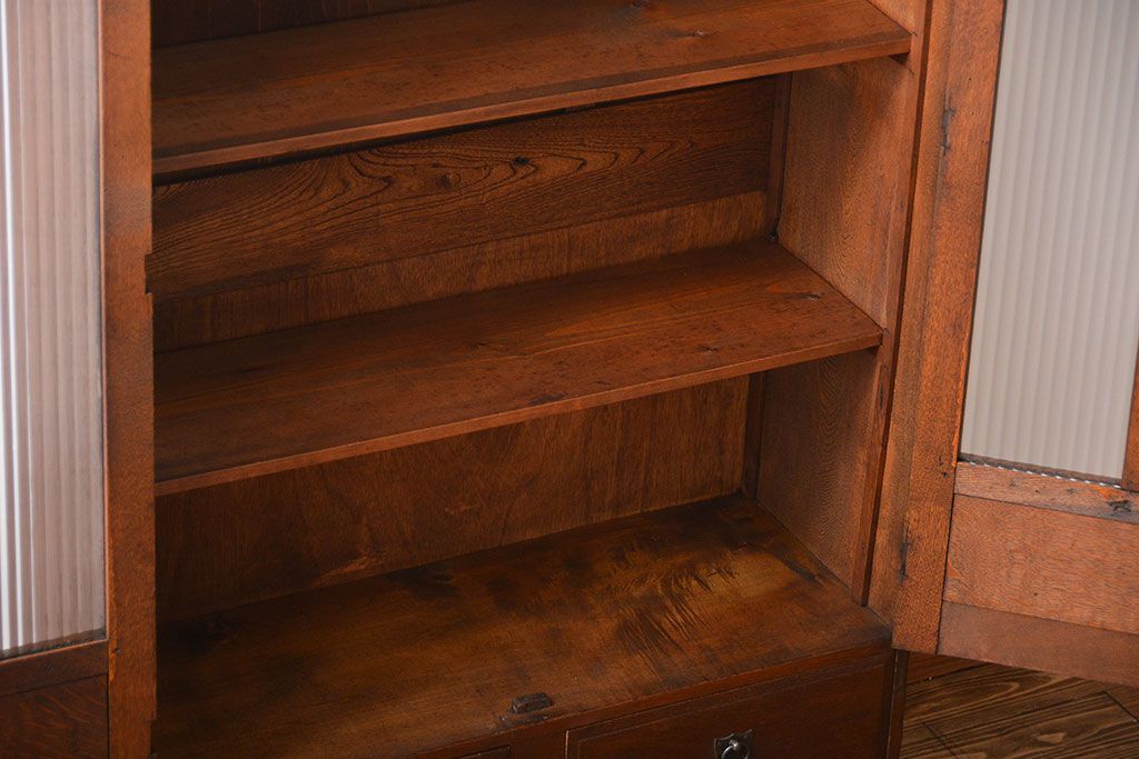 アンティーク家具　アンティーク　栓材の本箱