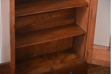 アンティーク家具　アンティーク　栓材の本箱