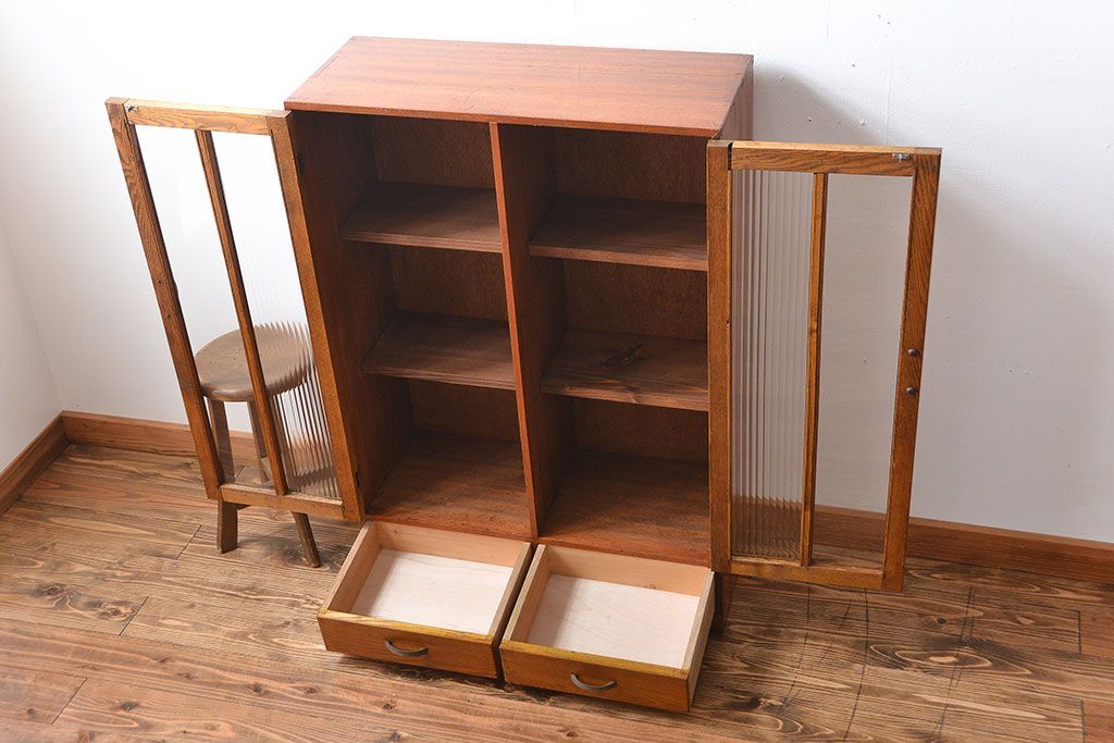 レトロ家具　昭和レトロ　シンプルな本箱