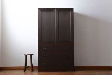 アンティーク家具　古民具・骨董　上質な総桐箪笥(桐たんす)