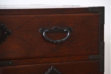 アンティーク家具　古民具・骨董　仙台一間箪笥(時代箪笥、仙台箪笥)
