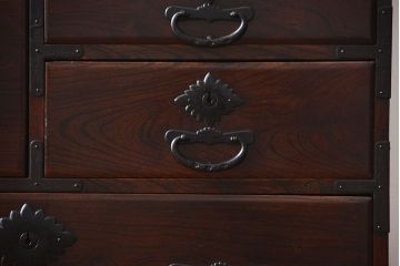 アンティーク家具　古民具・骨董　仙台一間箪笥(時代箪笥、仙台箪笥)