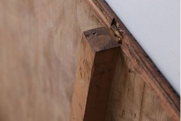 アンティーク家具　古民家スタイル　漆がきれいな欅の一枚板古材(材料)(4)
