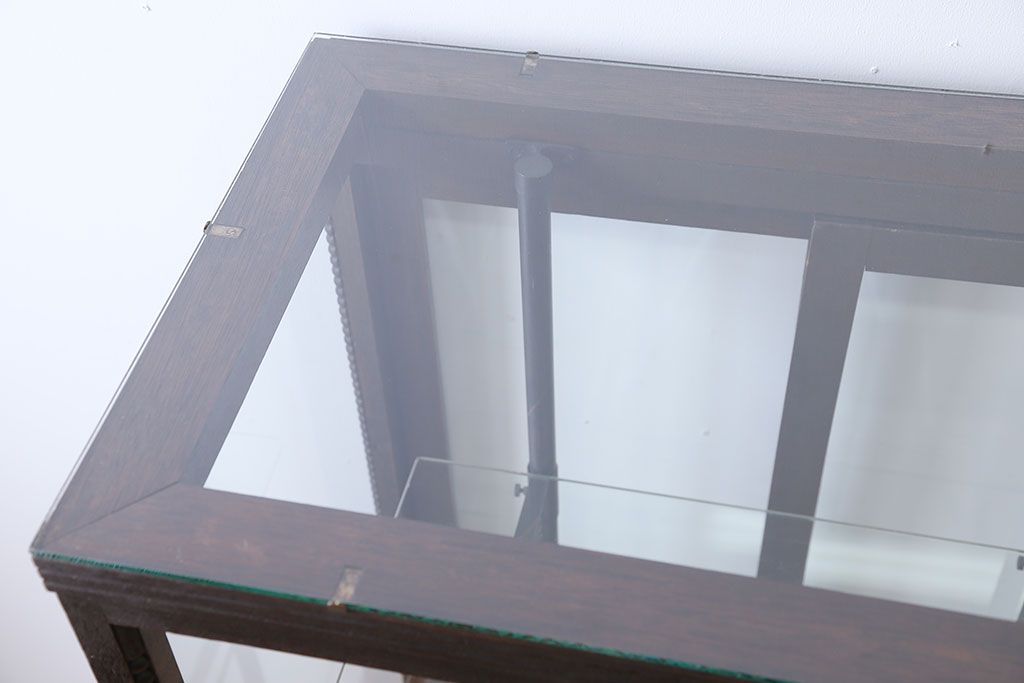 アンティーク家具　大正ロマン　大振り!縦型ガラスケース