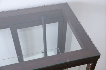 アンティーク家具　大正ロマン　大振り!縦型ガラスケース
