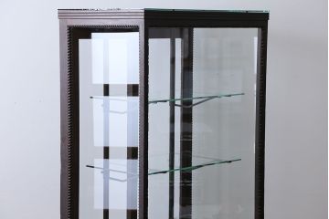 アンティーク家具　大正ロマン　大振り!縦型ガラスケース