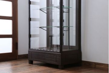 アンティーク家具　大正ロマン　大振り!縦型ガラスケース