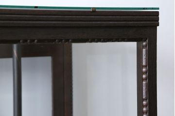 アンティーク家具　大正ロマン　大振り!縦型ガラスケース