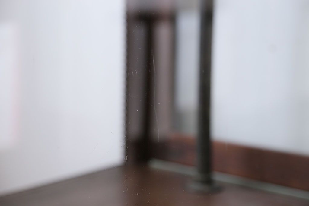 アンティーク家具　大正ロマン　大振り!縦型ガラスケース