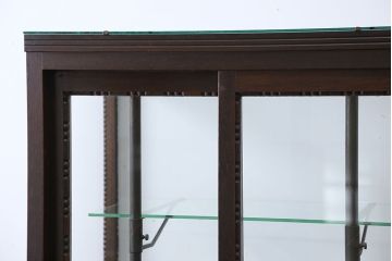 アンティーク家具　大正ロマン　大振り!縦型ガラスケース