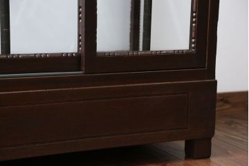 アンティーク家具　大正ロマン　大振り!縦型ガラスケース