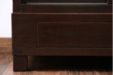 アンティーク家具　大正ロマン　大振り!縦型ガラスケース