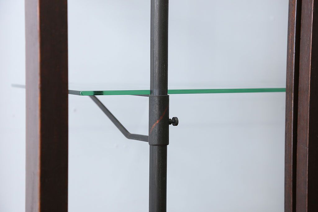 アンティーク家具　大正ロマン　大振り!縦型ガラスケース