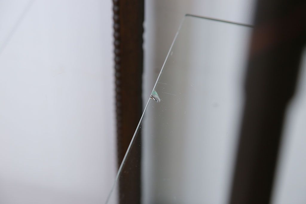 アンティーク家具　大正ロマン　大振り!縦型ガラスケース