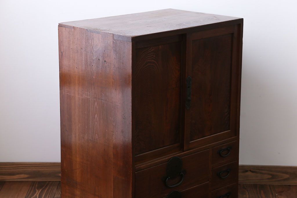 アンティーク家具　 古民具・骨董　小振りな帳場箪笥