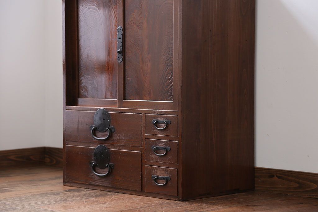 アンティーク家具　 古民具・骨董　小振りな帳場箪笥