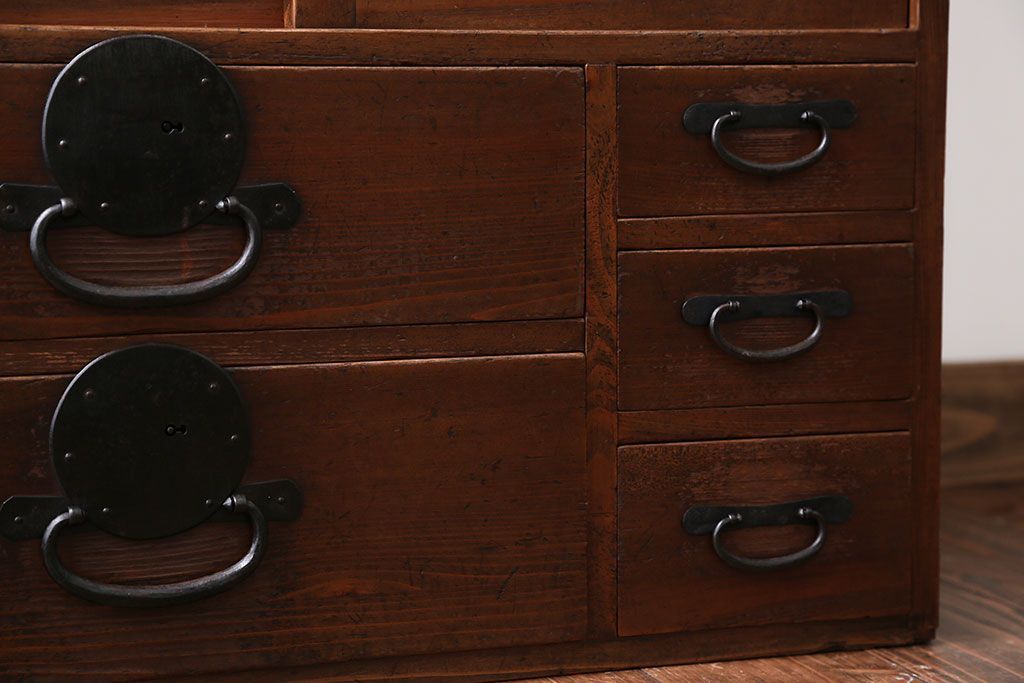 アンティーク家具　 古民具・骨董　小振りな帳場箪笥