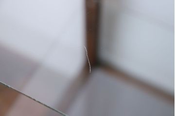 アンティーク家具　大正ロマン　ナラ材!縦型ガラスケース