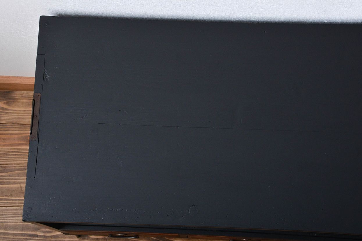 アンティーク家具　アンティーク　鉄脚付きペイントローボード